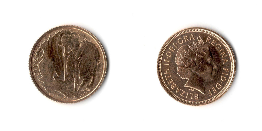 Inghilterra, Elisabetta II, 1/2 Sterlina 2012 FDC